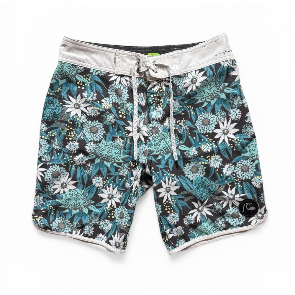 Quiksilver Men's High Line Bush Bandit Swim Board Shorts Size 28 Trunks -1685